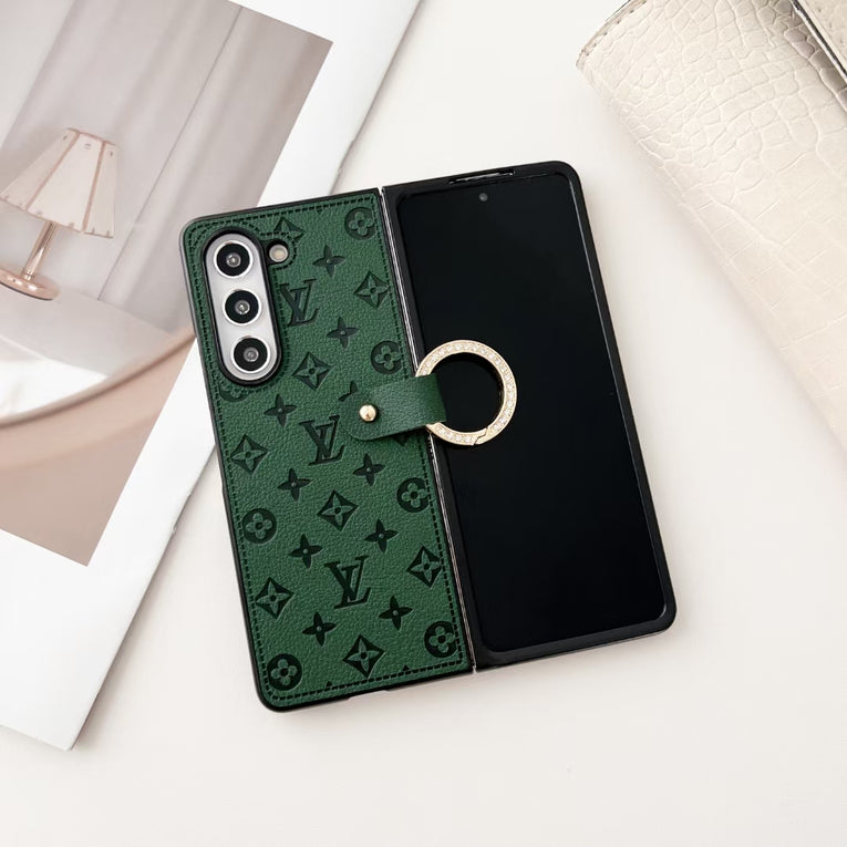 Luxury Leather Cover for Galaxy Z Fold 6/5/4/3