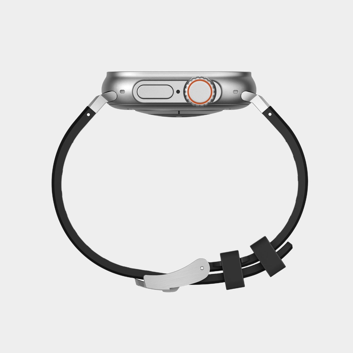 New AP Metal Head Silicone Band For Apple Watch