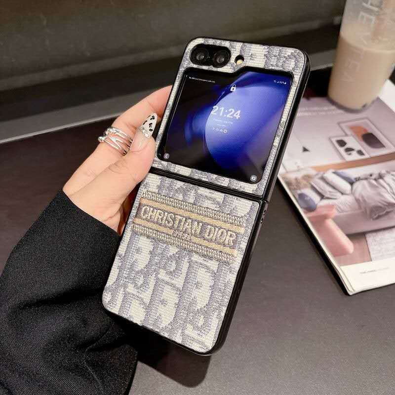 Classy Textured Galaxy Z Flip Case