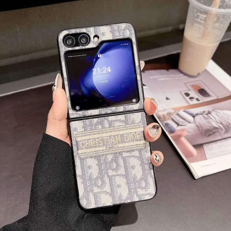 Classy Textured Galaxy Z Flip Case