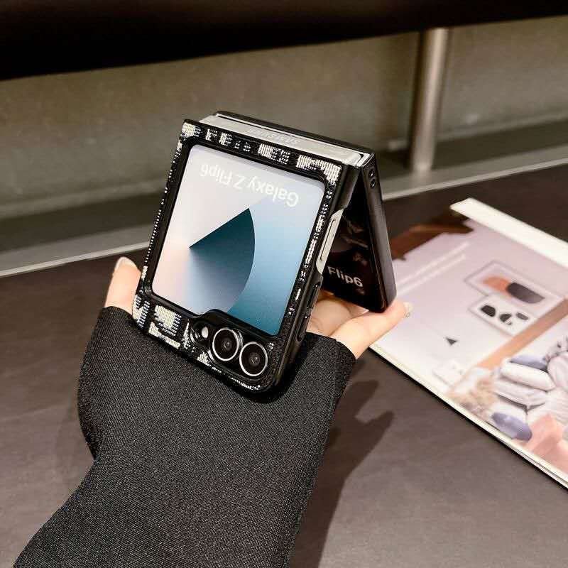 Classy Textured Galaxy Z Flip Case