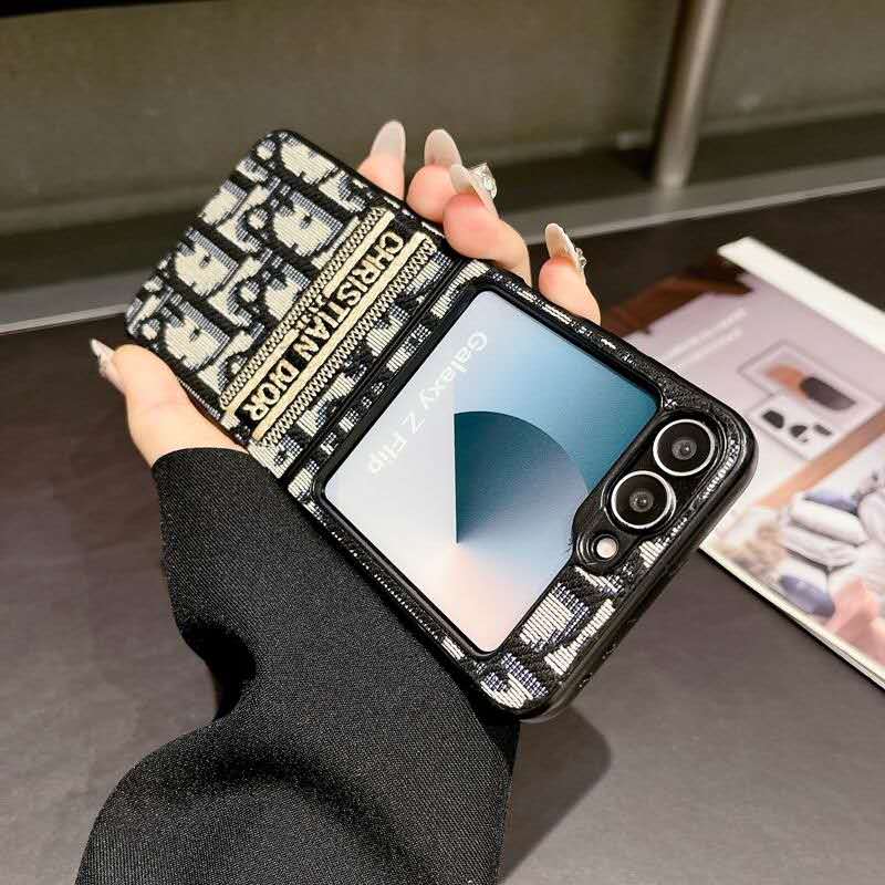 Classy Textured Galaxy Z Flip Case