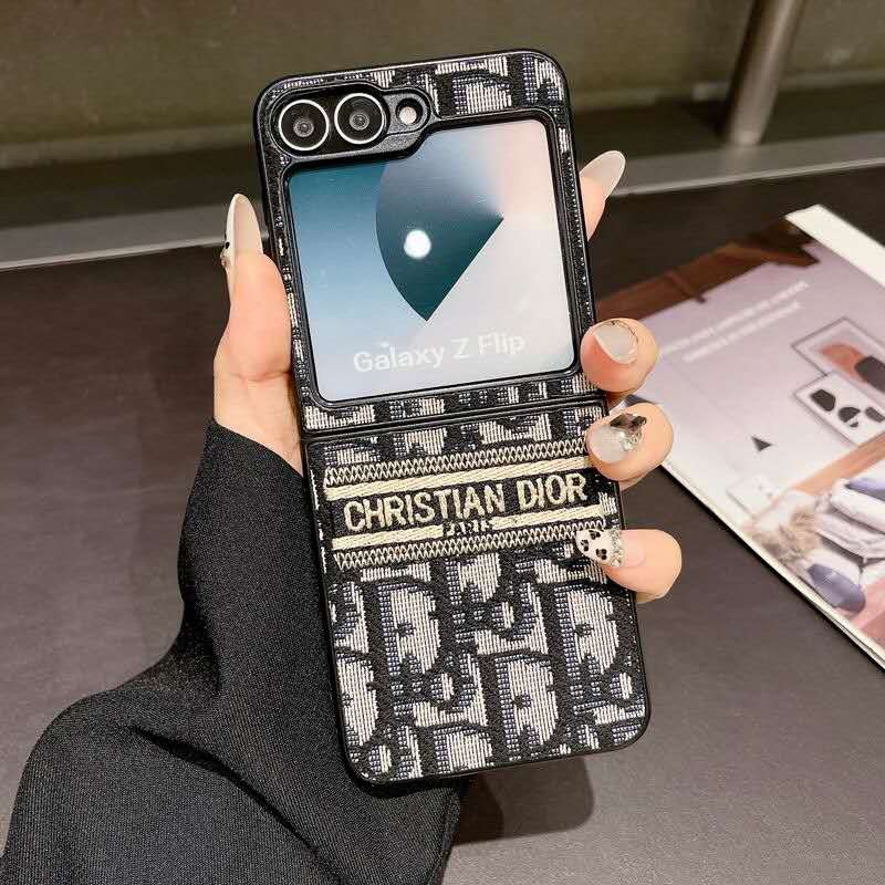 Classy Textured Galaxy Z Flip Case