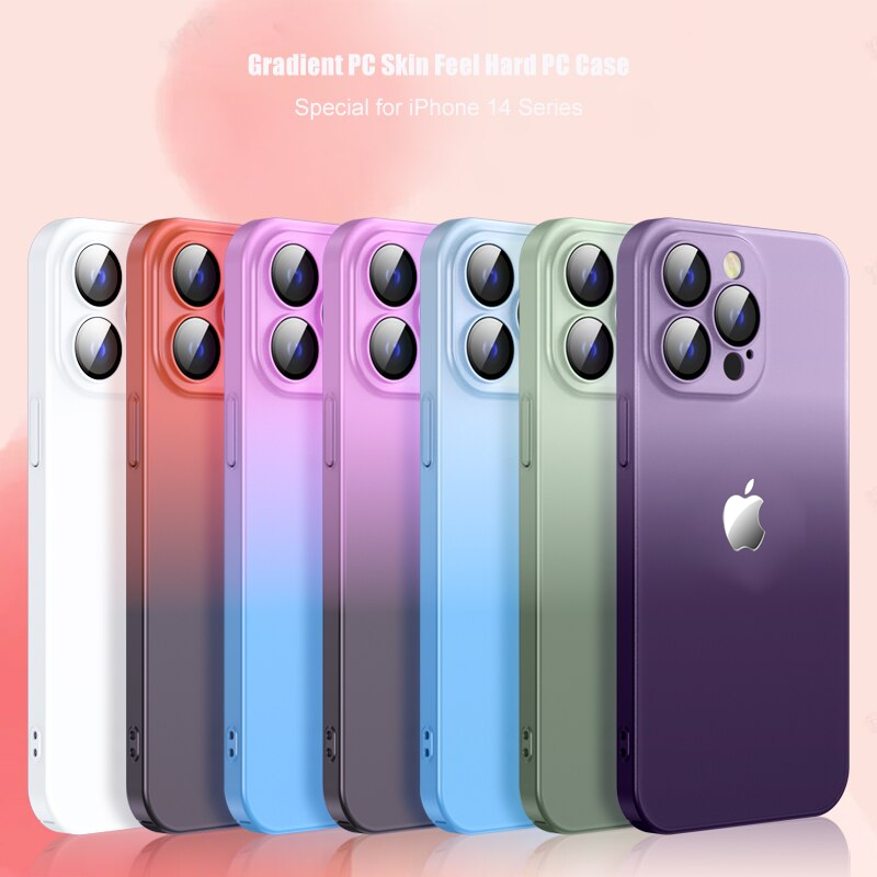 Transparent skin-feeling frosted hard Case For Iphone