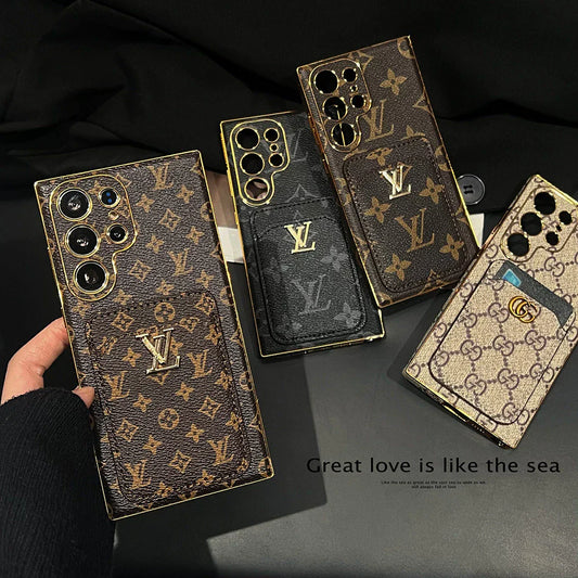 Luxury Wallet Card Samsung S Case