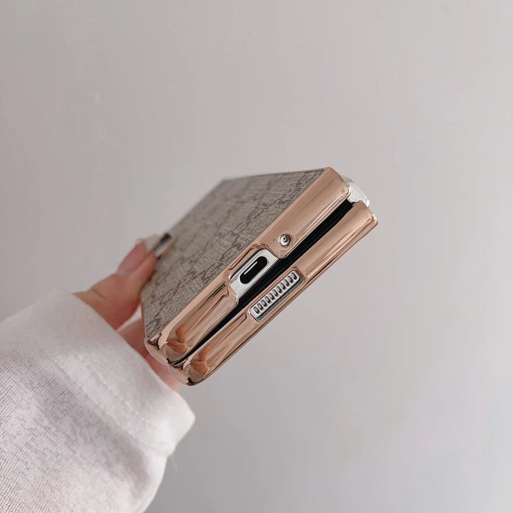 Elegance Leather Z fold Case
