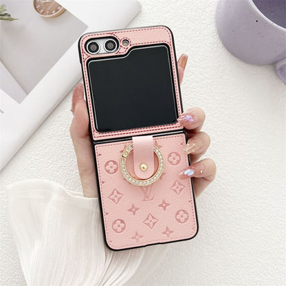 Luxury Leather Galaxy Z Flip Case