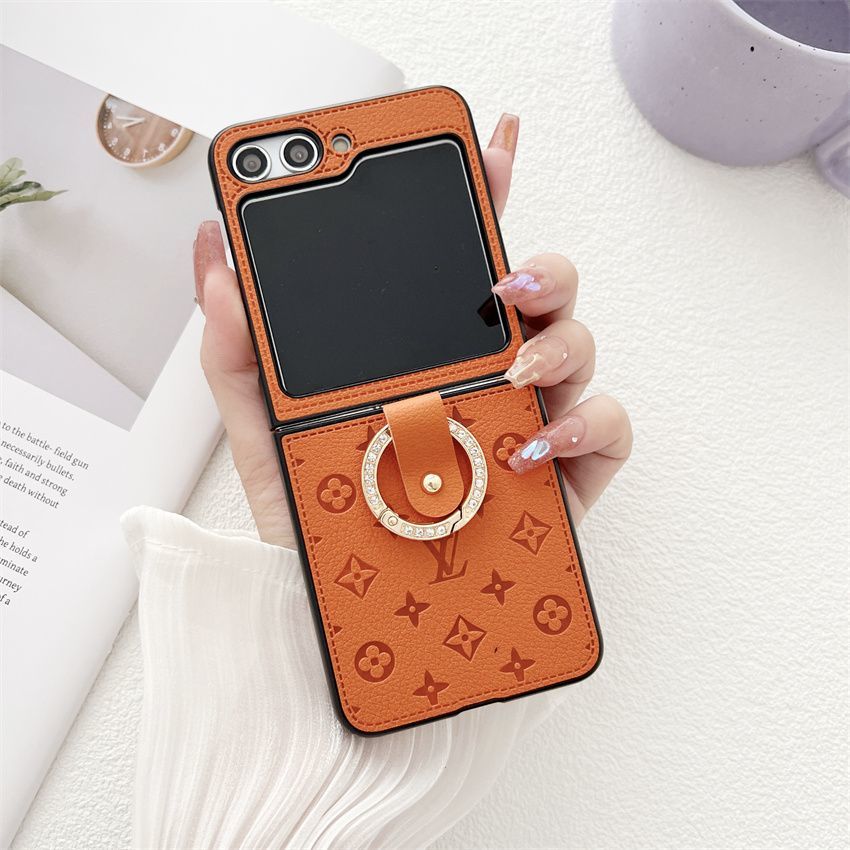 Luxury Leather Galaxy Z Flip Case