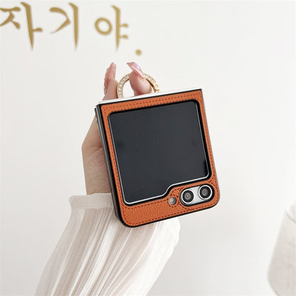 Luxury Leather Galaxy Z Flip Case