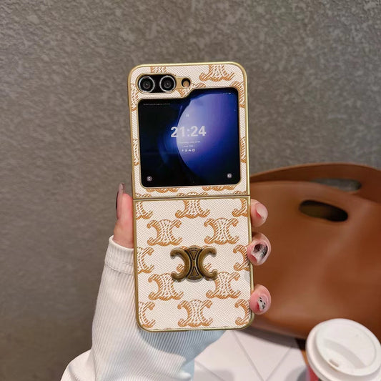 Luxury Z Flip Folding Screen Protection Case Description: