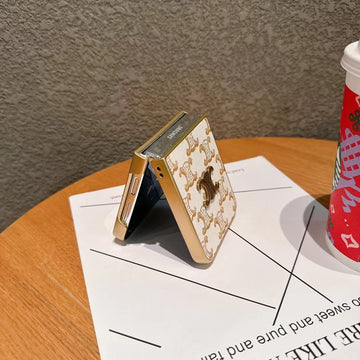 Luxury Z Flip Folding Screen Protection Case Description: