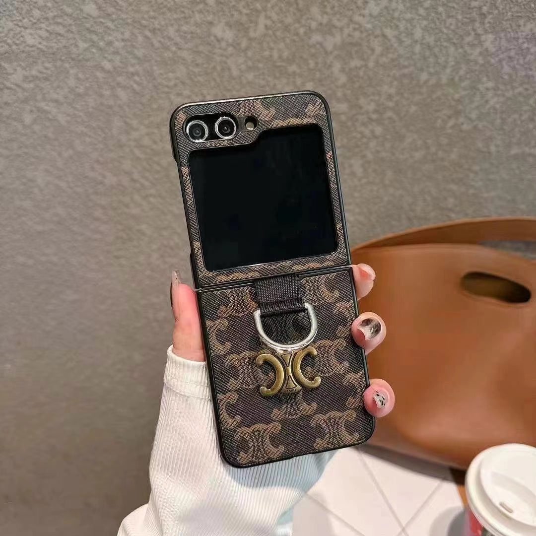 Luxury Z Flip Folding Screen Protection Case Description: