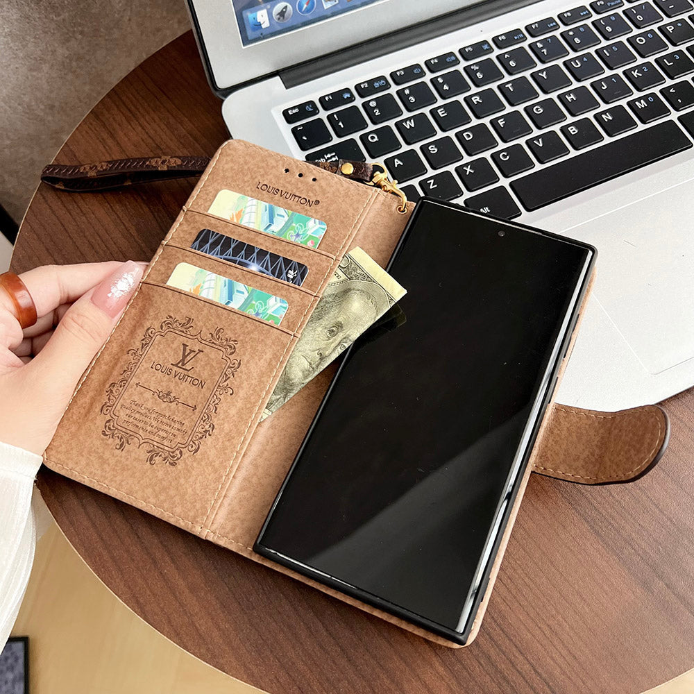 Luxury Leather Wallet Galaxy S Case