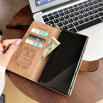 Luxury Leather Wallet Galaxy S Case