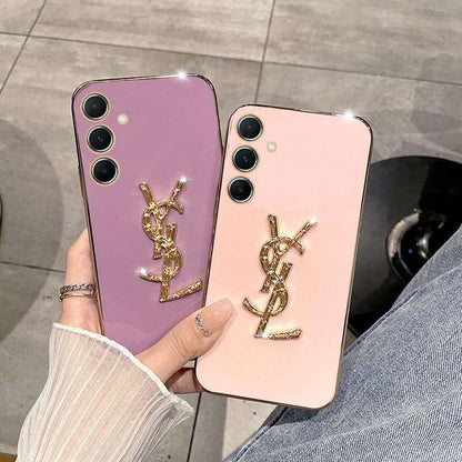 Elegant Glossy Luxury Phone Case for Samsung