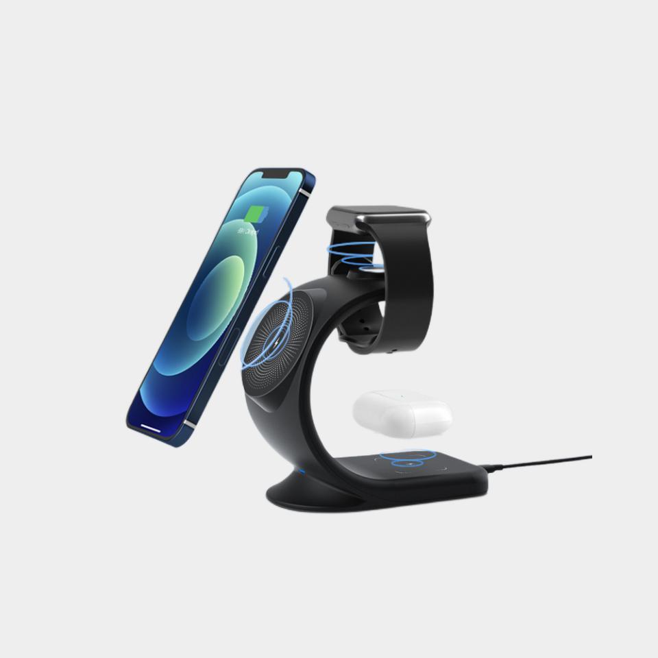 Magnetic 3 in 1 Wireless Charger Desktop Stand