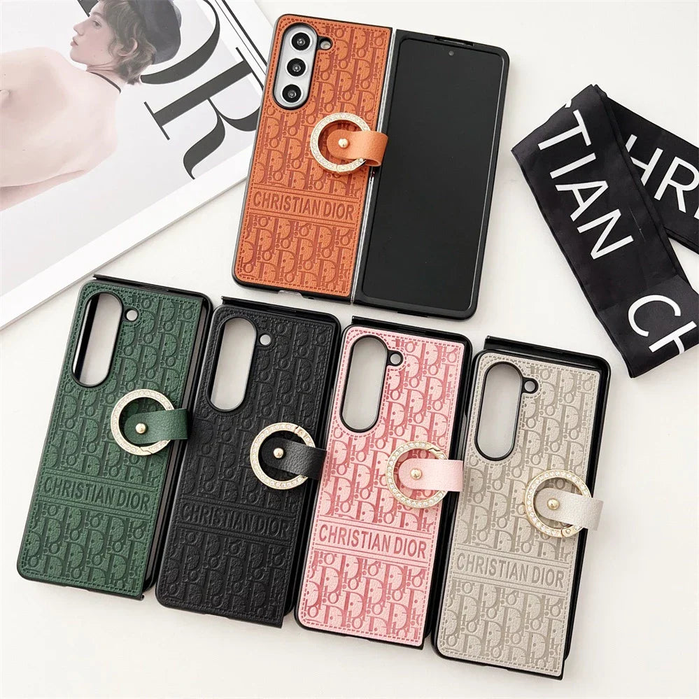 The Leather Classic Z fold Case